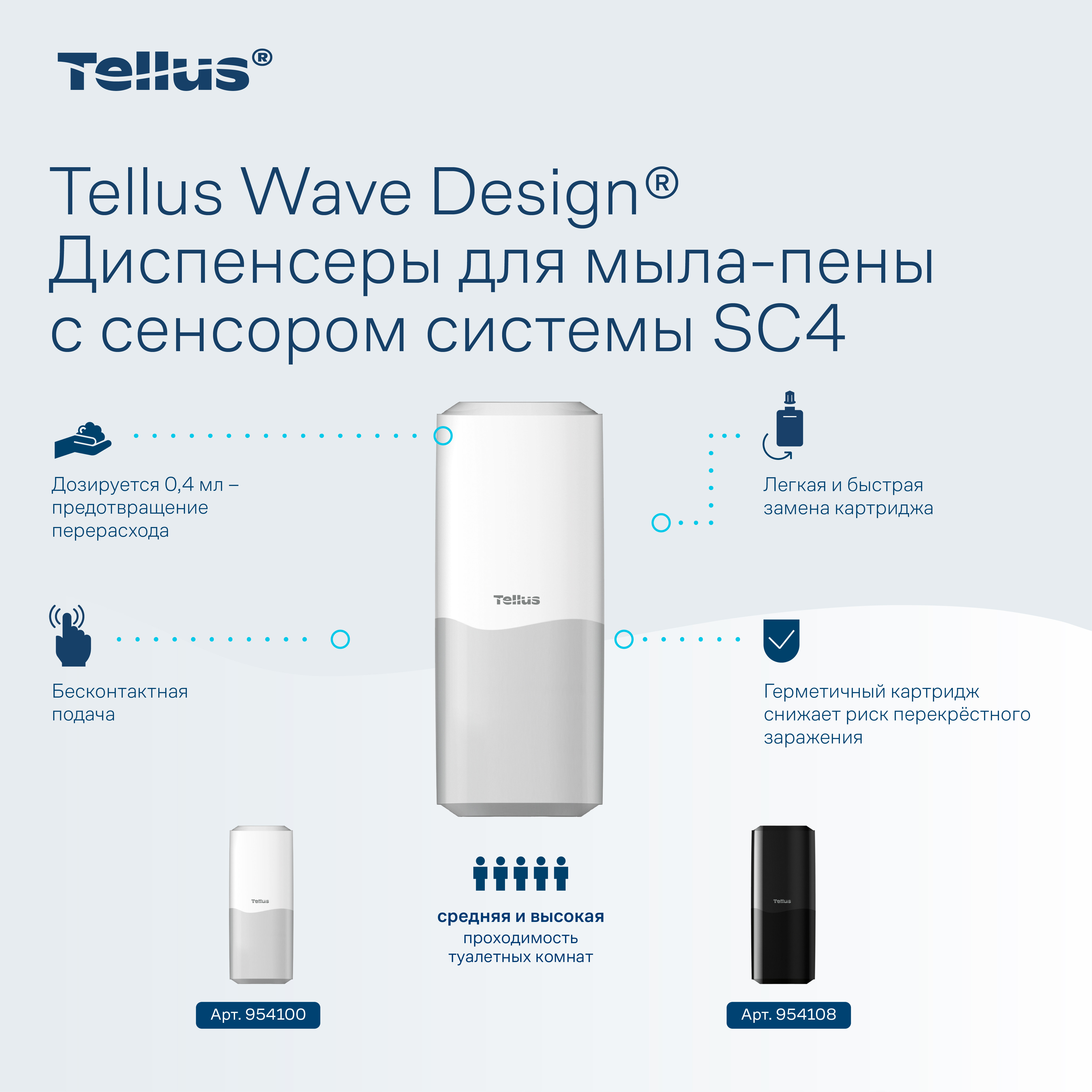 Tellus ультрамягкое мыло-пена 