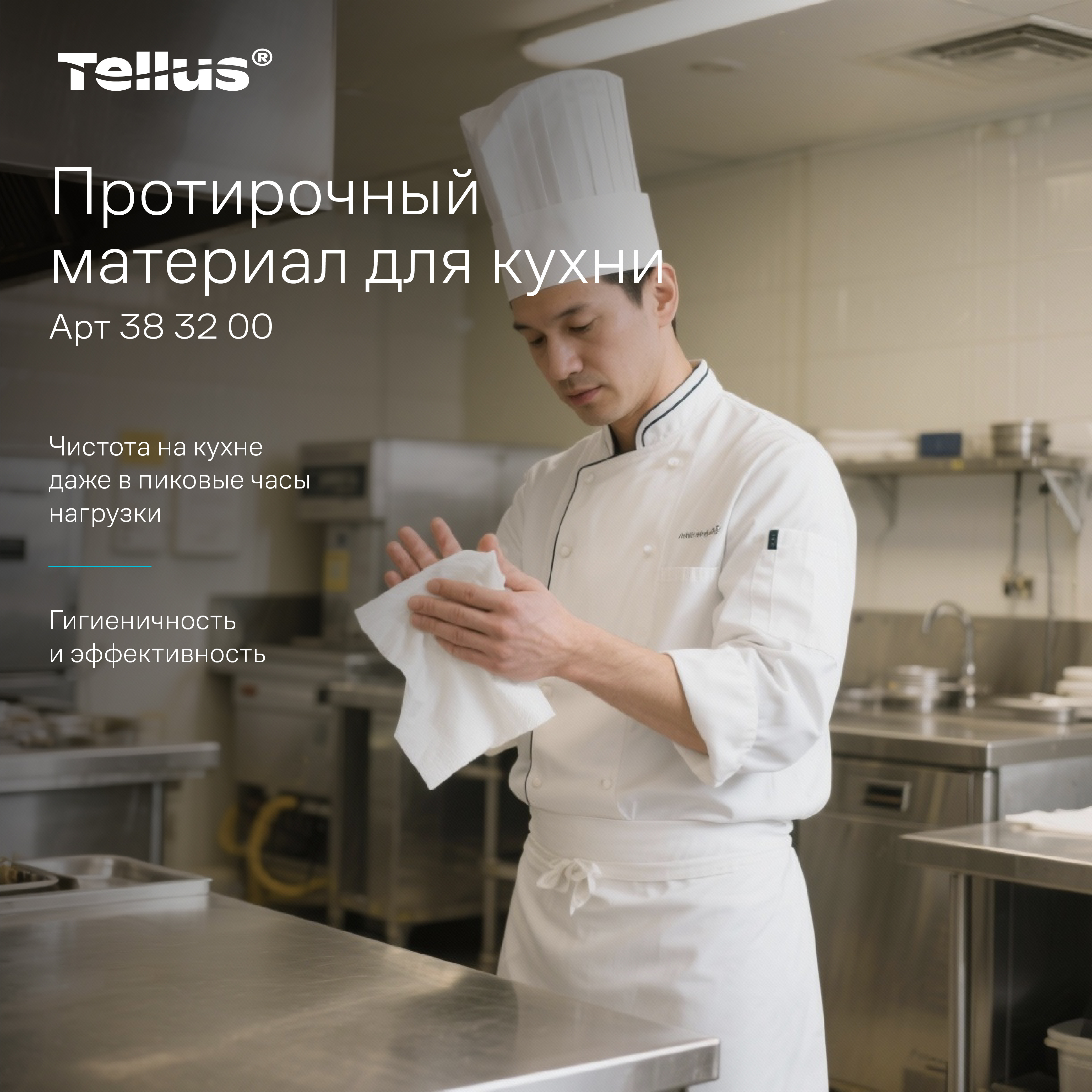 Tellus протирочный материал для кухни 