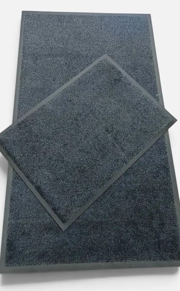 Ковер ворсовый грязезащитный 60*85 темно-серый