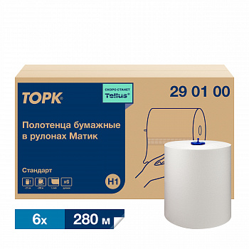 Бумажные полотенца Торк Матик Universal Н1 1сл 1120л в рулонах белый
