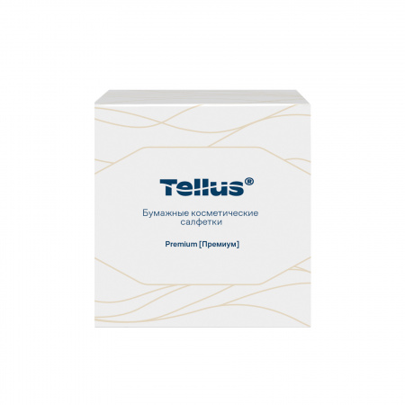 Tellus бумажные косметические салфетки 