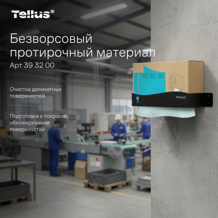 Tellus безворсовый нетканый протирочный материал 