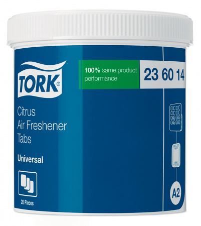 Освежитель Tork Universal д/воздуха твердый цитрусовый банка 20 пластин