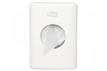 Держатель Tork д/гигиенических пакетов белый 